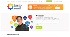 Desktop Screenshot of integrativeoncology-essentials.com